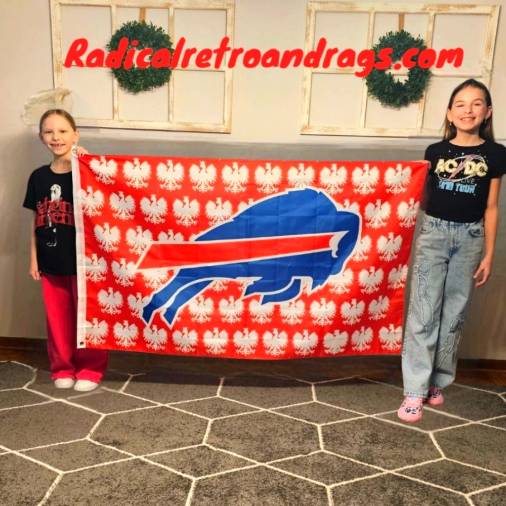 Polish Falcon Buffalo Bills Flag 3' X 5' Flag NEW